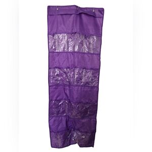 Purple Hanging Doll Organizer